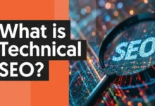 SEO technique guide showing technical website optimization elements