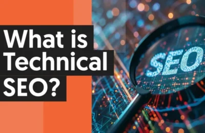 SEO technique guide showing technical website optimization elements