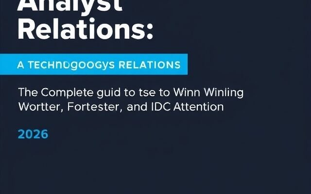 Technology analyst relations strategy guide for enterprise vendors in 2026