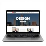 Professional web design in Las Vegas shown on a laptop with a modern website layout