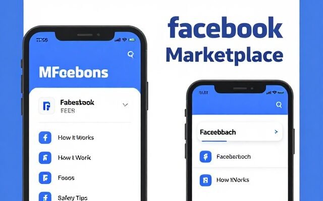 Facebook Marketplace home screen showing local listings