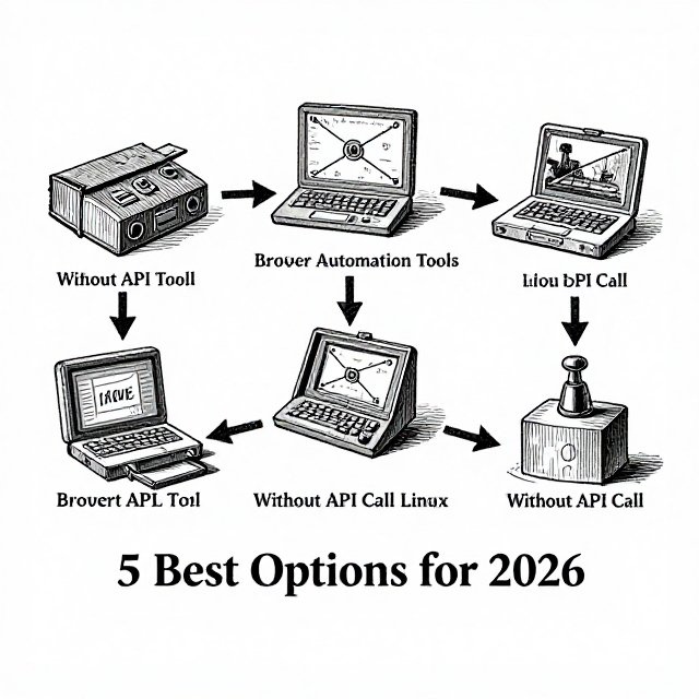 Browser Automation Tools Without API Call Linux