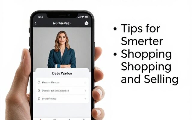 Black Friday mobile app on a smartphone showing sale alerts and shopping deals