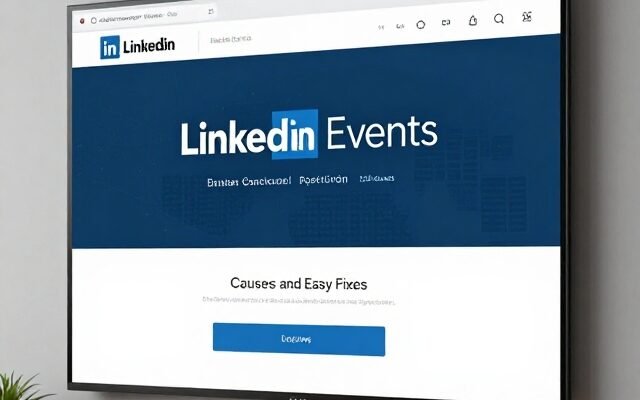 Steps to sign in and view a LinkedIn event after the login wall