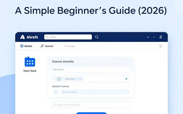 Ahrefs Backlink Checker free tool showing top backlinks and Domain Rating